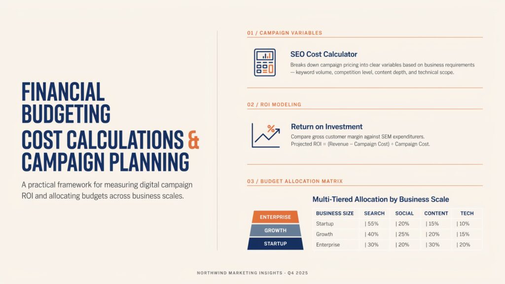 Financial Budgeting, Cost Calculations, and Campaign Planning | Zingyzon
