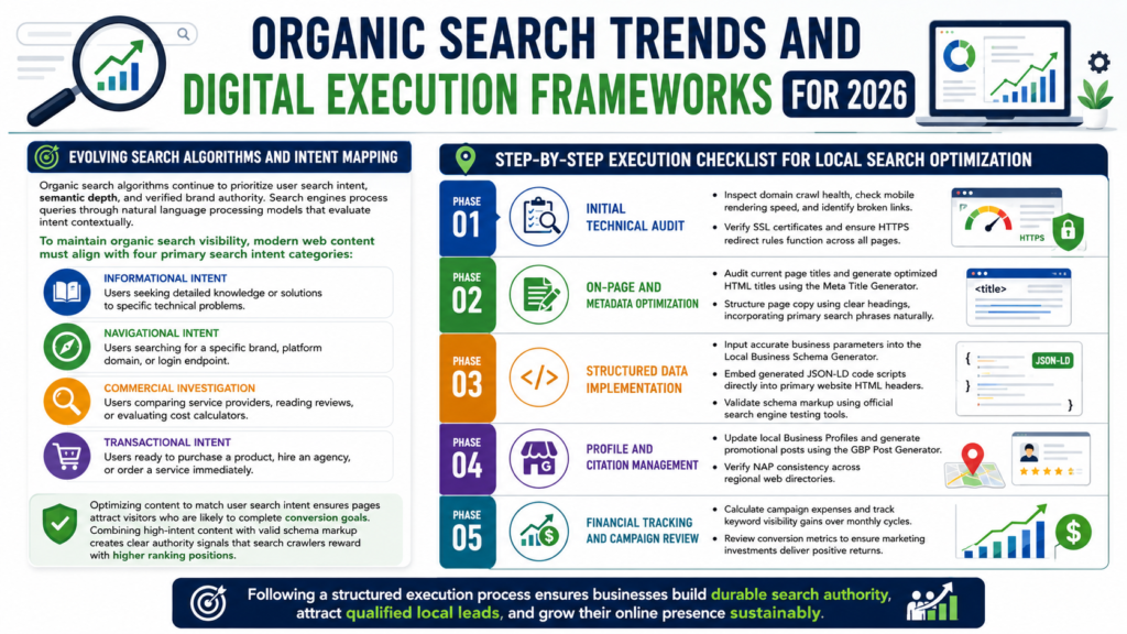 Organic Search Trends and Digital Execution Frameworks for 2026