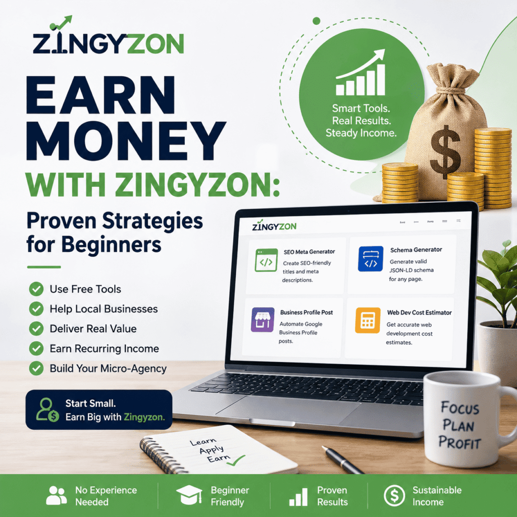 Earn Money with Zingyzon | Proven Strategies for Beginners