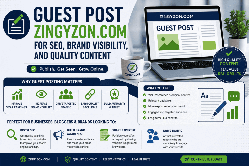 Guest Post Zingyzon.com for SEO, Brand Visibility, and Quality Content