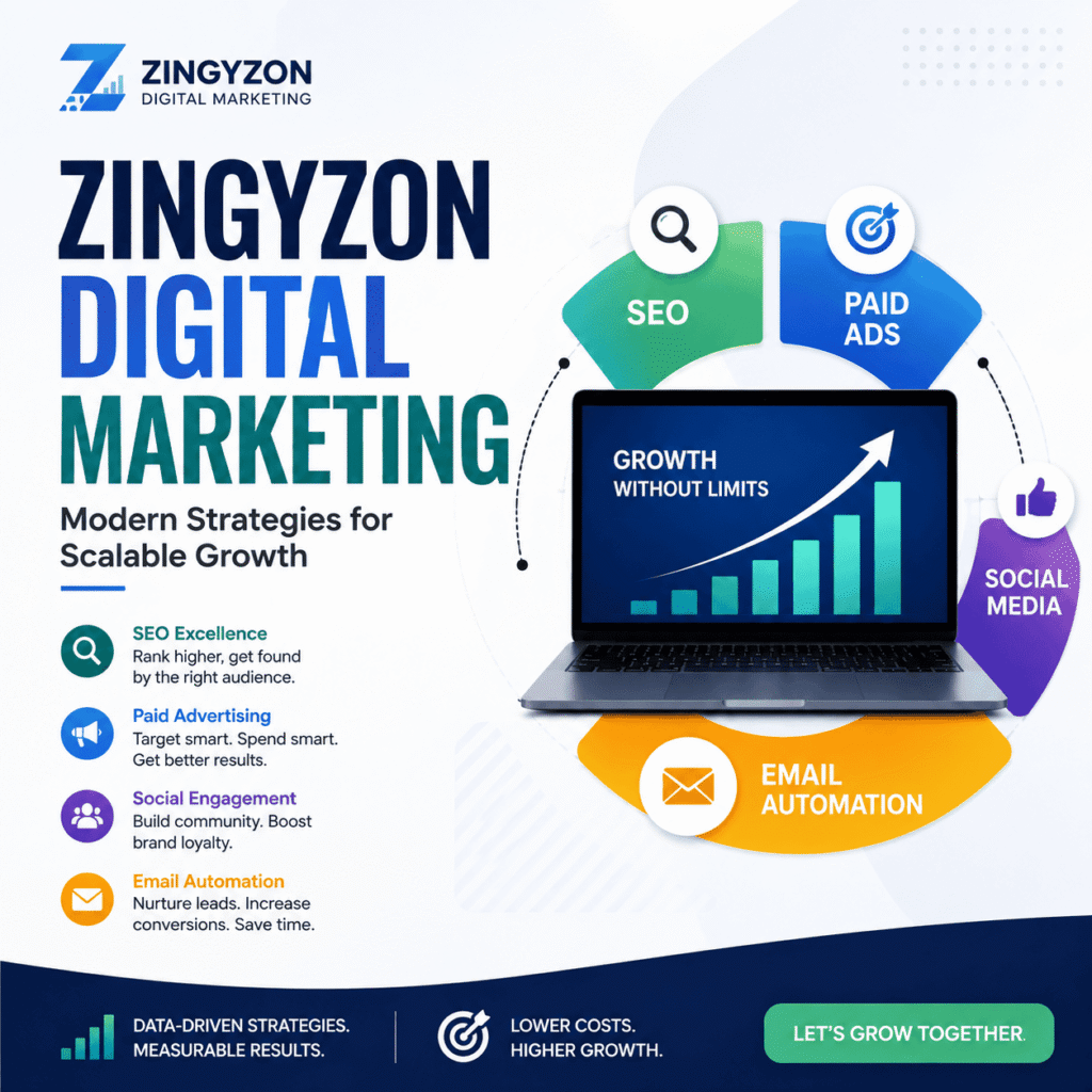 Zingyzon Digital Marketing | Modern Strategies for Scalable Growth
