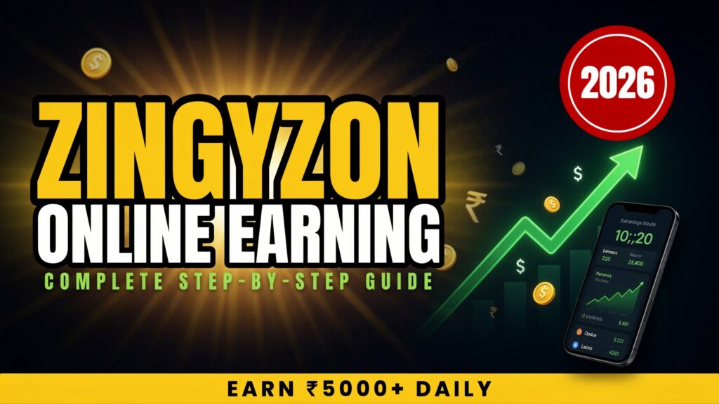 Zingyzon Online Earning | Complete Step-by-Step Guide (2026)