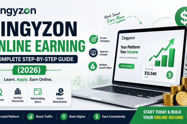 Zingyzon Online Earning | Complete Step-by-Step Guide (2026)