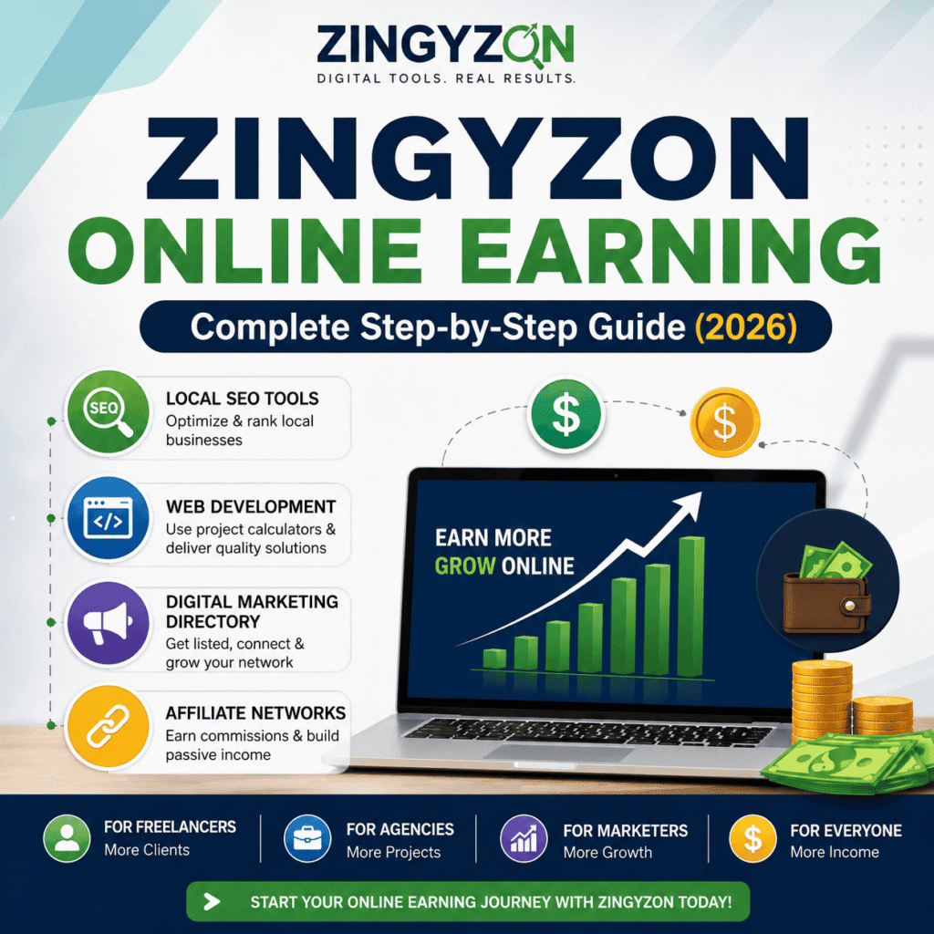 Zingyzon Online Earning | Complete Step-by-Step Guide (2026)
