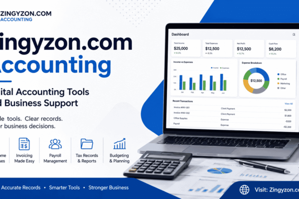 Zingyzon.com Accounting | Digital Accounting Tools and Business Support