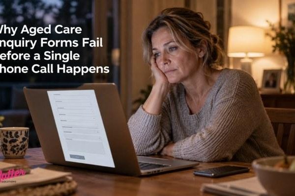 Why Aged Care Inquiry Forms Fail Before a Single Phone Call Happens